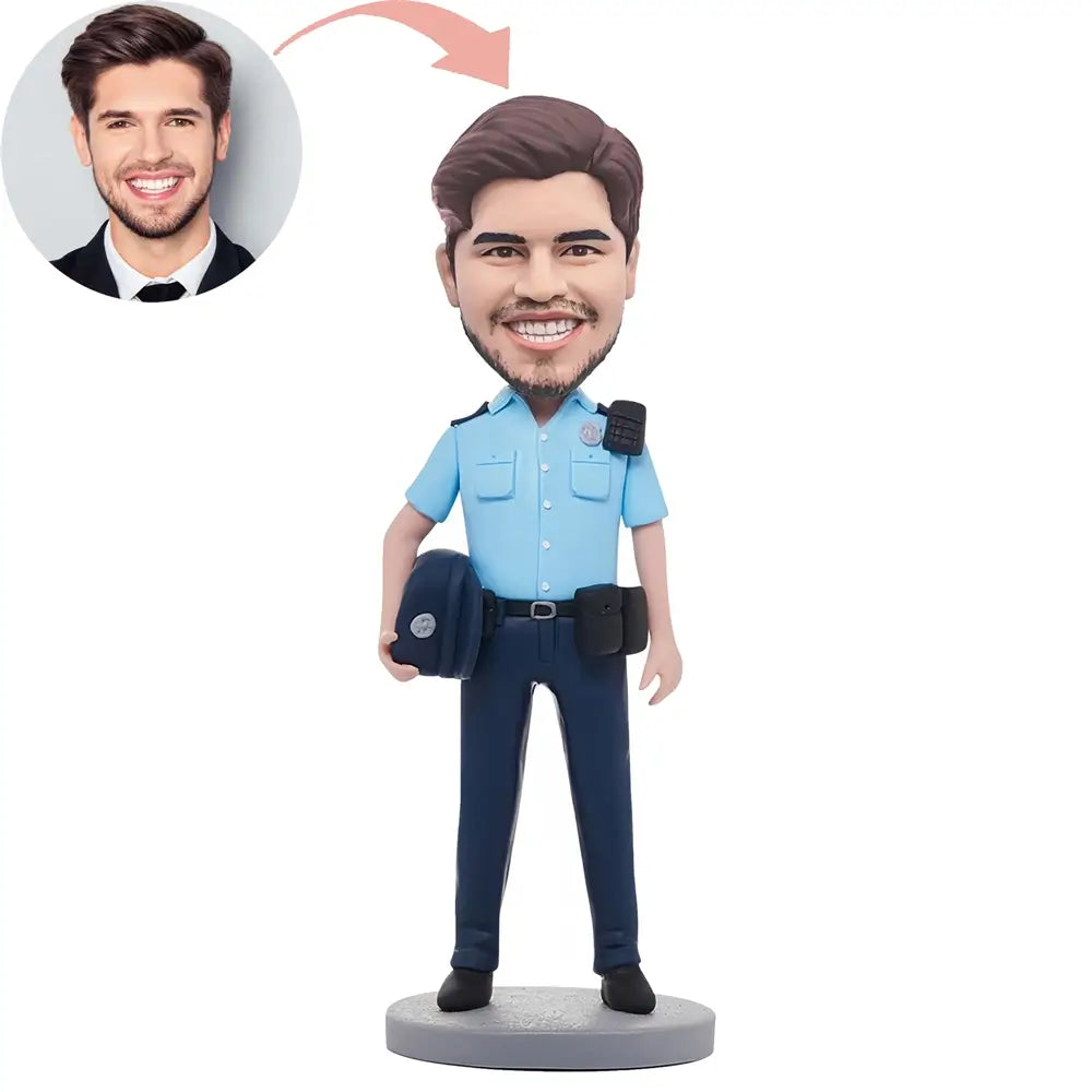 Custom Policeman Bobblehead