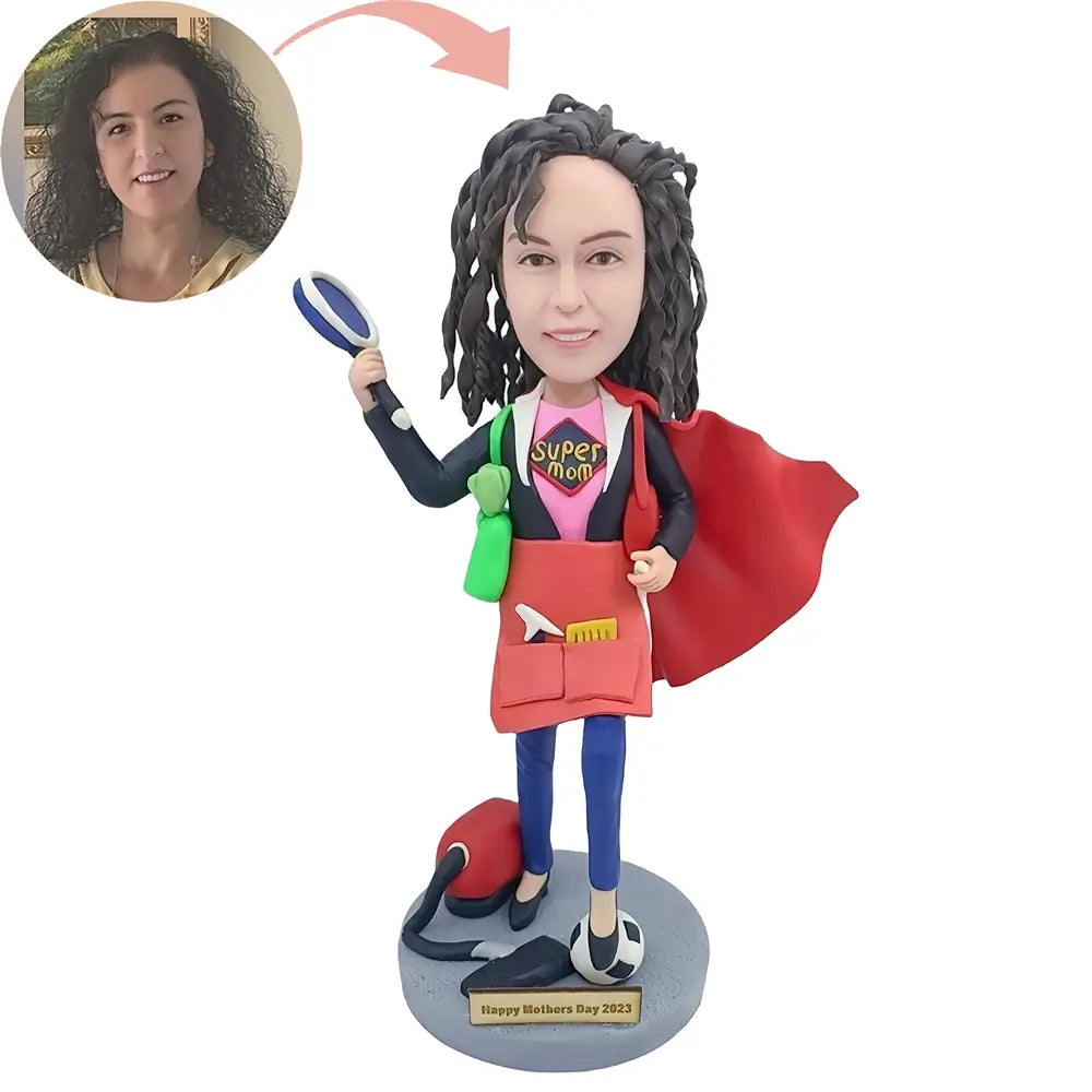 Custom Super Mom Bobblehead