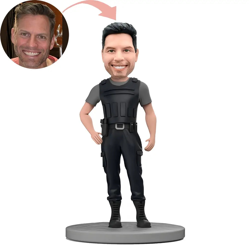 Custom Cool Police Bobblehead