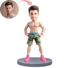 Custom Bobblehead Muscle Man