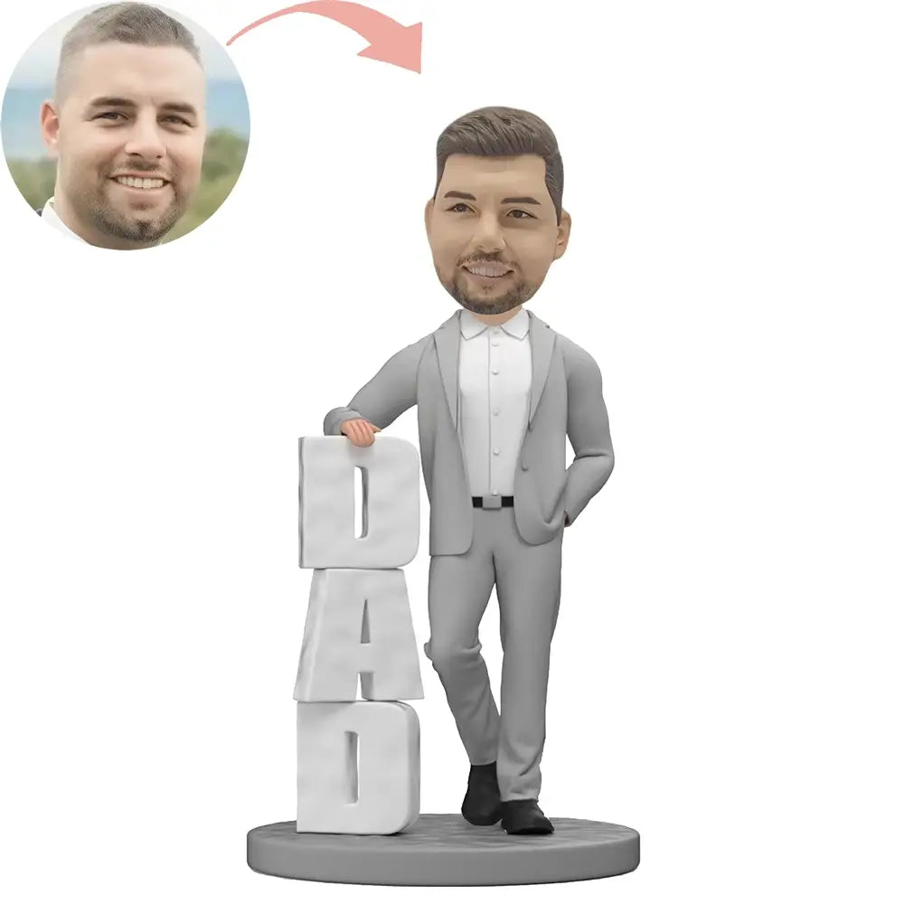 Custom Business Dad Bobblehead