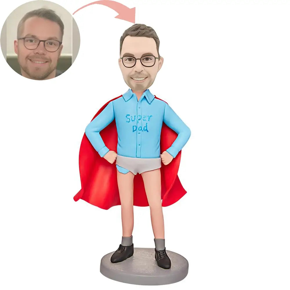 Custom Super Dad Bobblehead