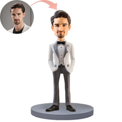 Custom Bobblehead Attractive Gentleman's Clothing