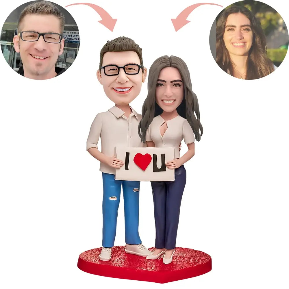 Custom Loving Couple Bobblehead