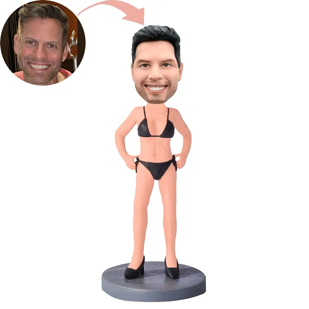 Custom In Bikini Bobblehead