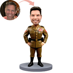 Custom Bobblehead Mighty Soldiers In Military Uniforms