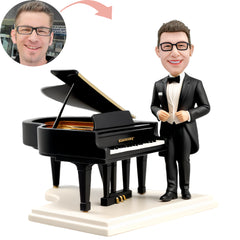 Custom Bobblehead  Musical Instrument Piano Musician Photo  Customization