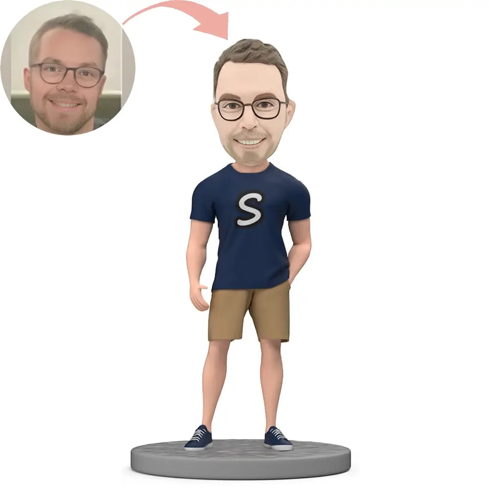 Custom Super Dad Bobblehead