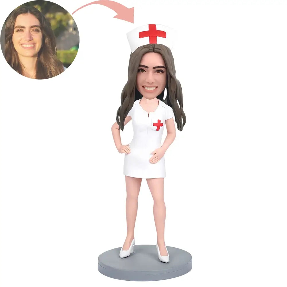 Custom Sexy Nurse Bobblehead