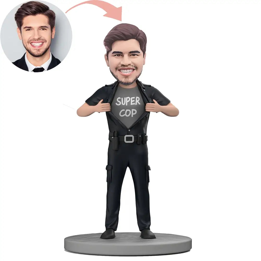 Custom Super Police Bobblehead