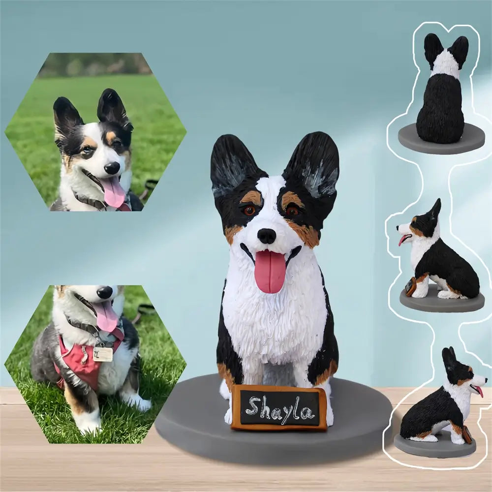 Custom Fully Customizable 1 Pet Bobbleheads