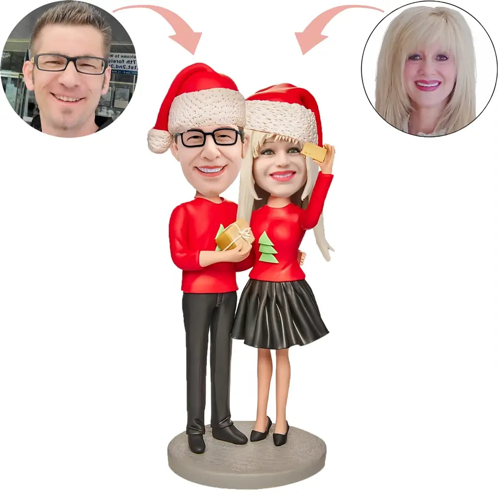 Christmas Gift Custom Couples Recording Moments Bobblehead