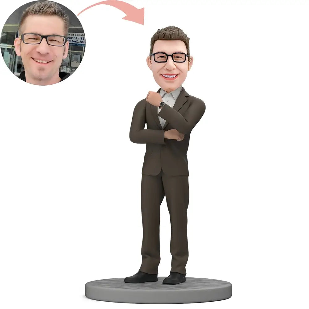 Custom Well-dressed men Bobblehead