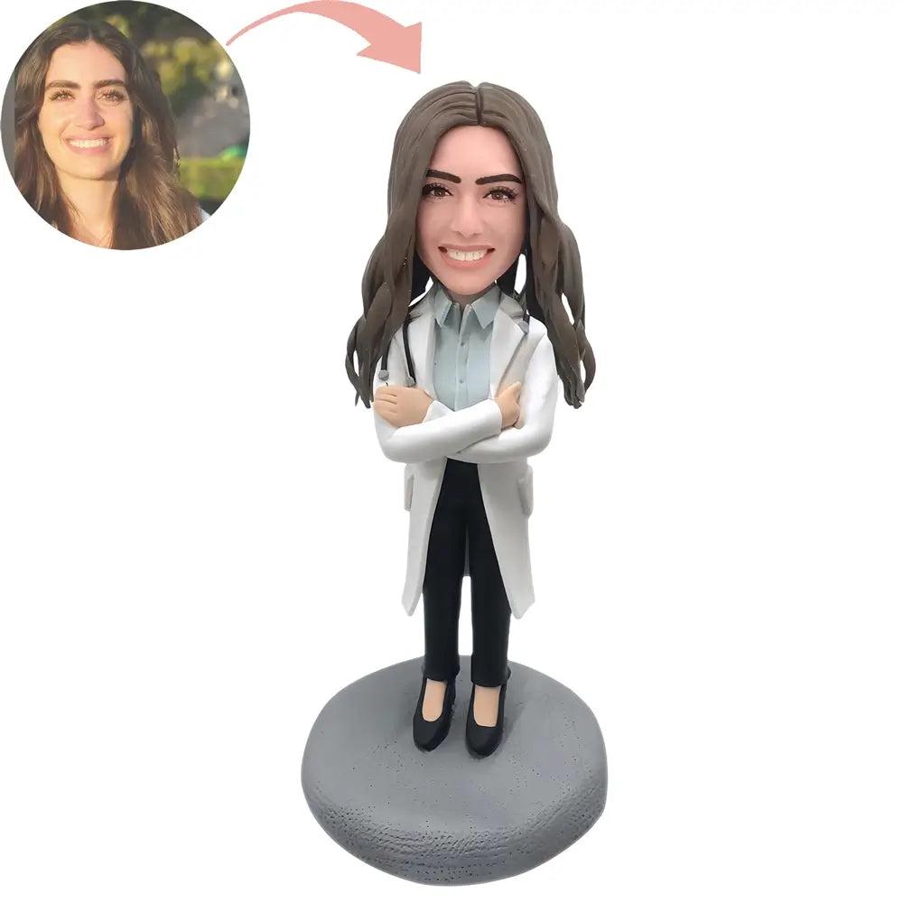 Custom Female Doctor Bobblehead