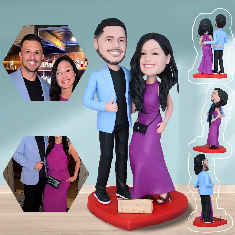 Fully Customizable 2 Person Bobbleheads