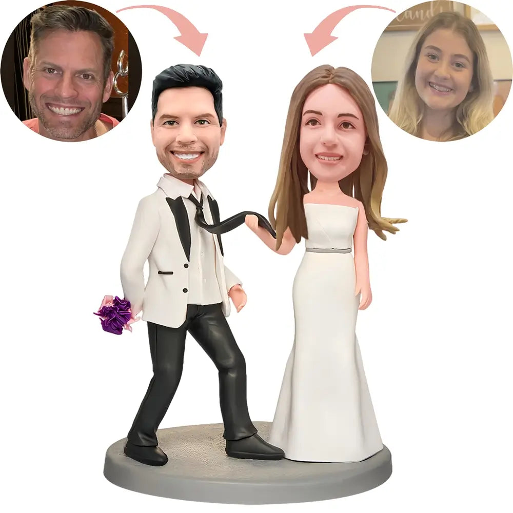 Custom Funny Newlyweds Bobblehead