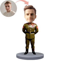 Custom Bobblehead Mighty Soldiers In Military Uniforms