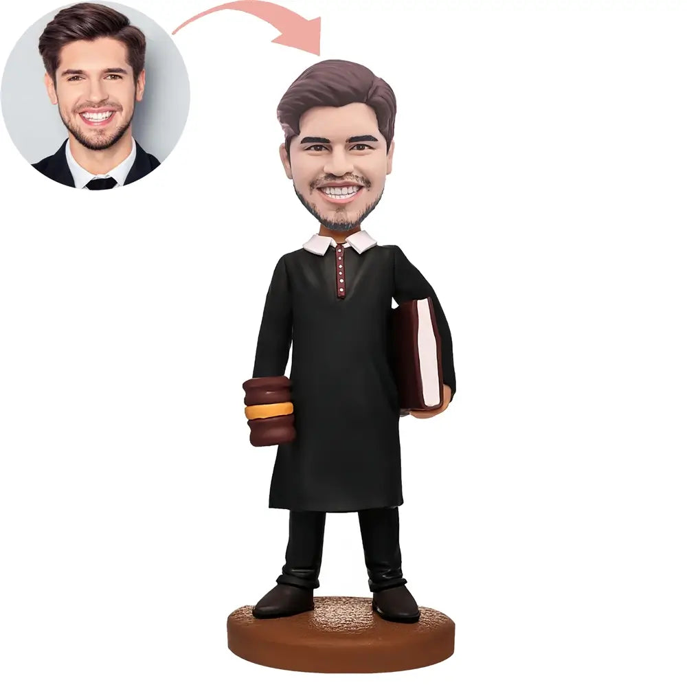 Custom Busy Lawyer Bobblehead