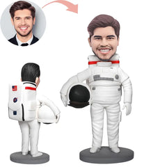 Custom Astronaut In Heavy Spacesuit Bobblehead