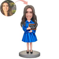 Custom Female Teacher Bobblehead