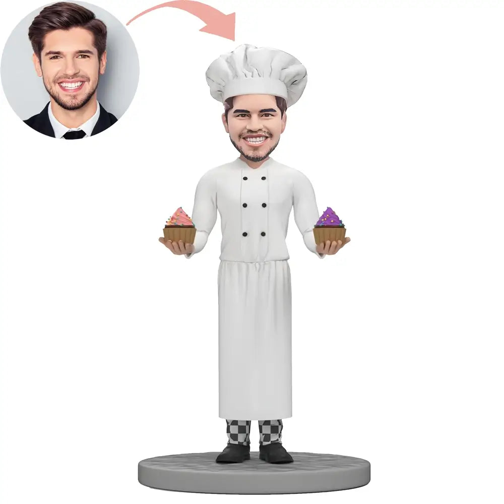 Custom Male Chef Bobblehead