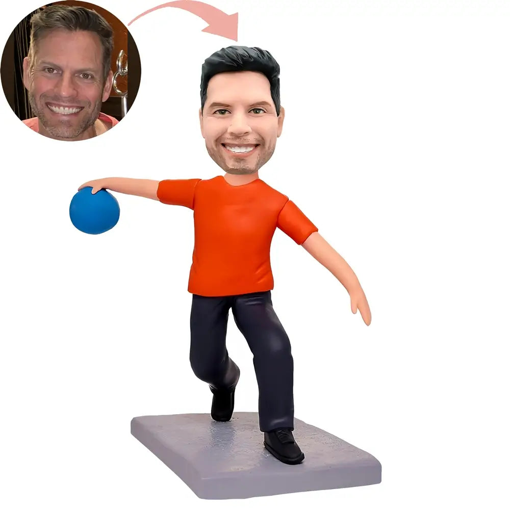 Custom Bowling Lover Bobblehead