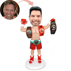 Custom Boxing Champion Bobblehead