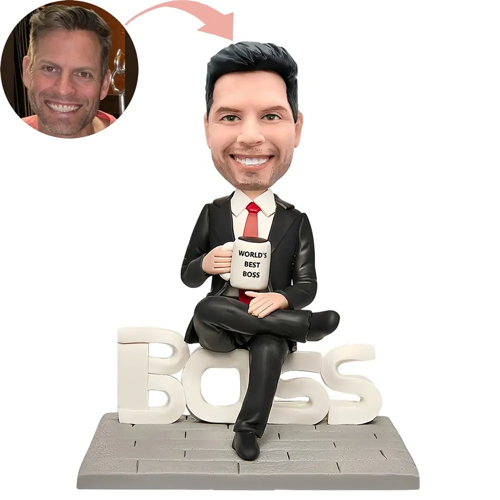 Custom Business Leisurely Male Business Elite Bobblehead