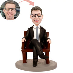 Custom Business Mogul Bobblehead