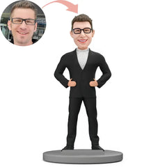 Custom Competent Business Man Bobblehead