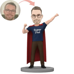 Custom Super Dad Bobblehead