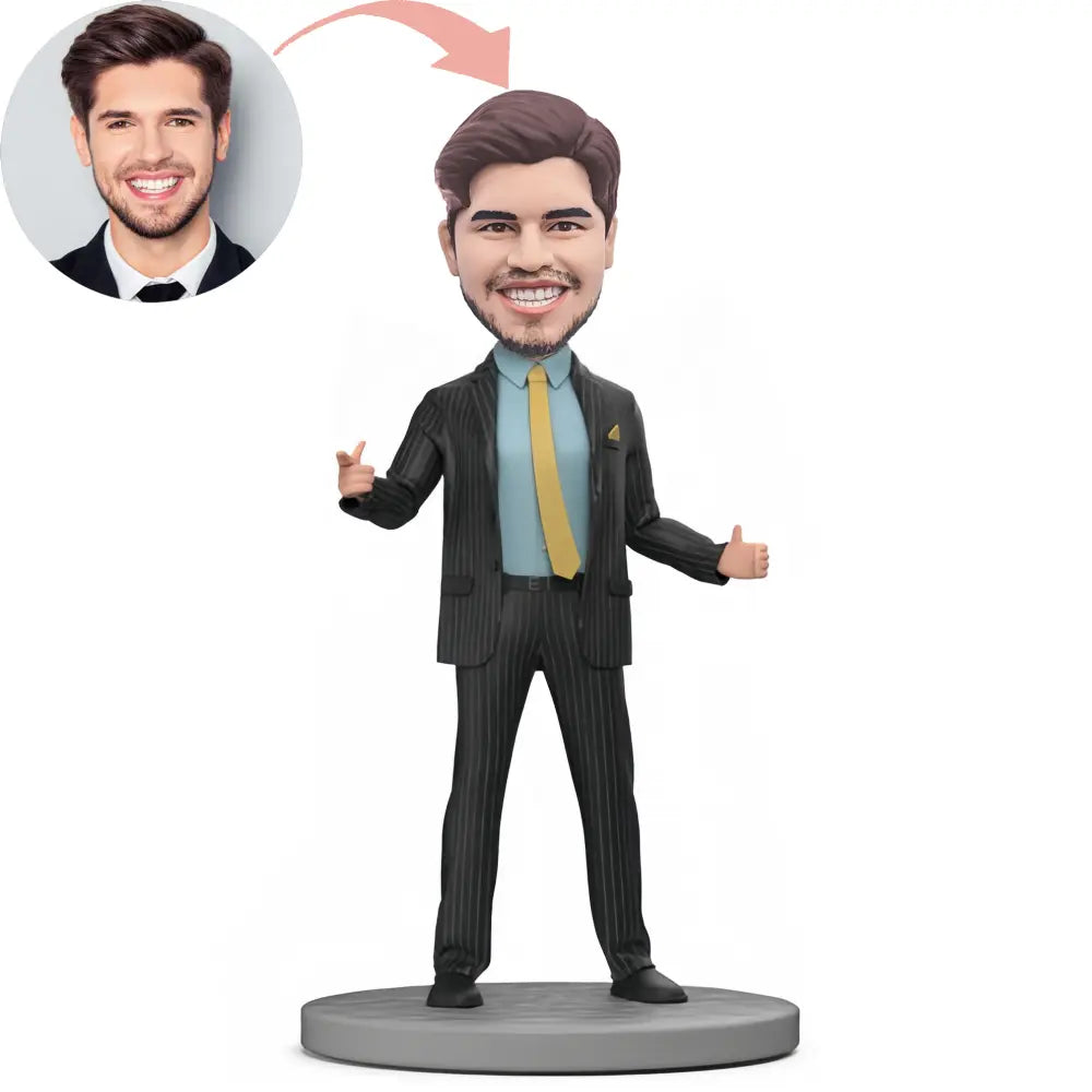 Custom Confident elite men Bobblehead