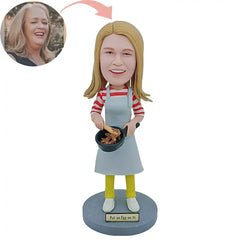 Custom Cooking Mom Bobblehead