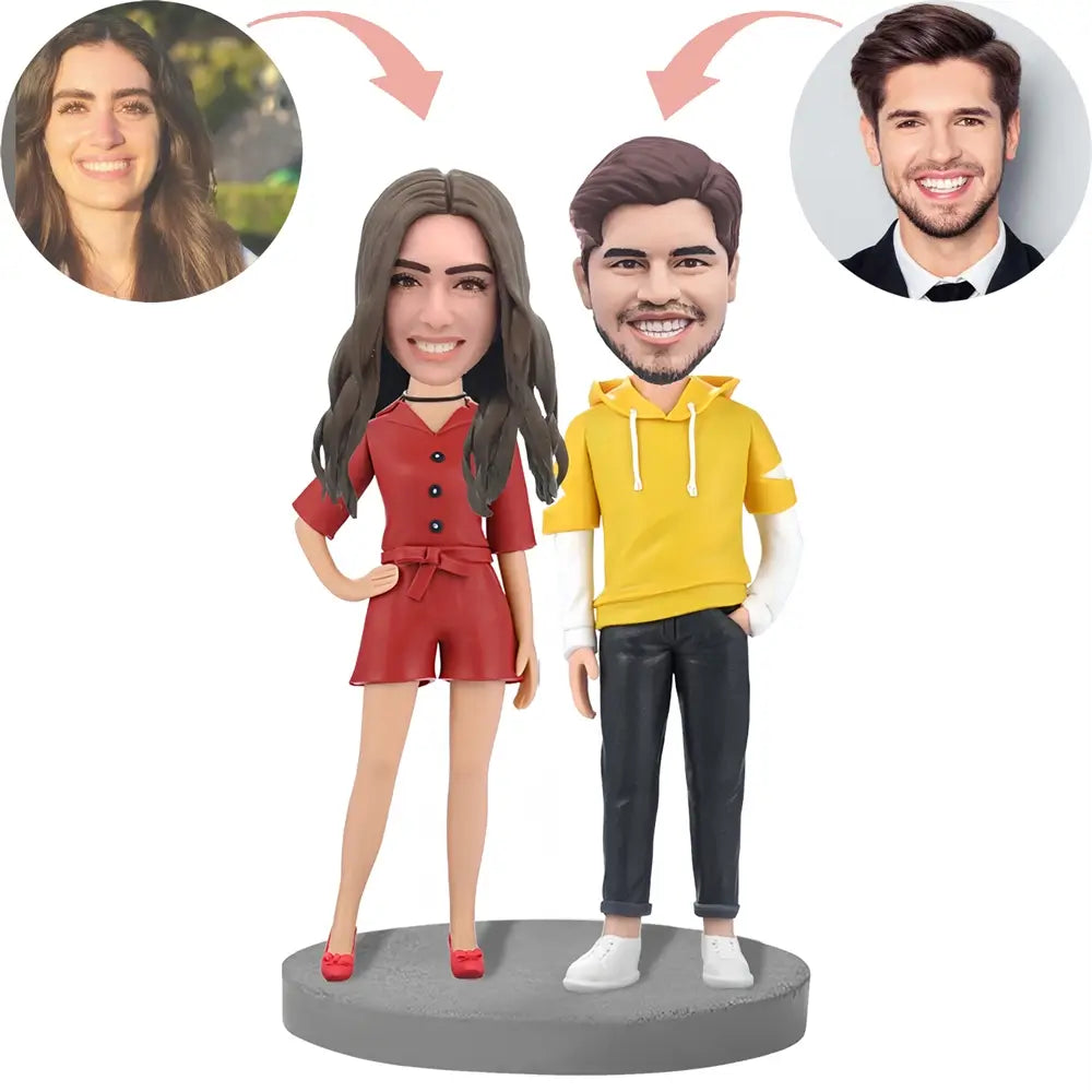 Custom Fashion Couple Bobblehead