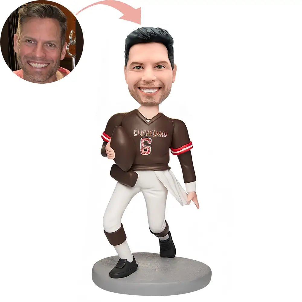 Custom Football Lover Bobblehead