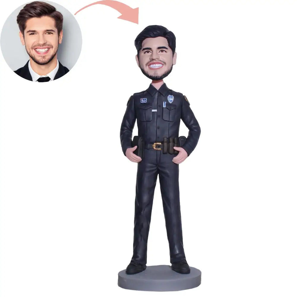 Custom Handsome Police Officers Bobblehead,Handsome cop