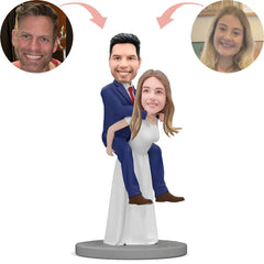 Custom Humorous Newlyweds Bobblehead