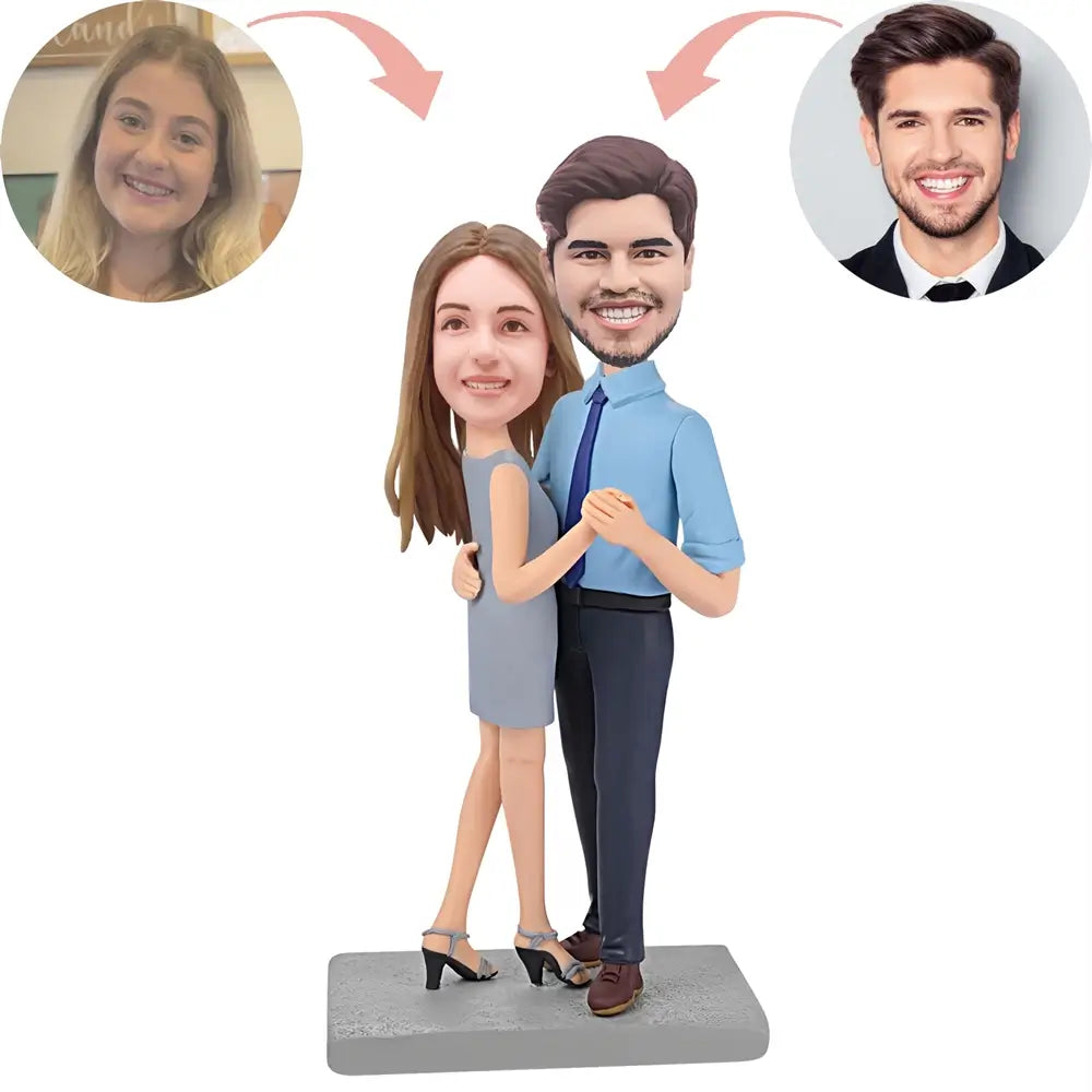 Custom Intimate Couple Bobblehead