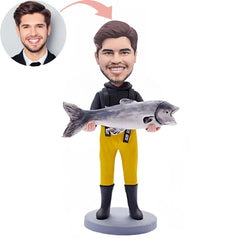 Custom Leisure Fishing Bobblehead