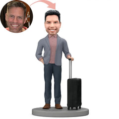 Custom Men With Suitcases Bobblehead