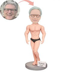 Custom Muscle Dad Bobblehead