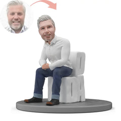 Custom Sitting Dad Bobblehead