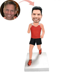 Custom Striding Forward Bobblehead