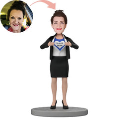 Custom Super Mom Bobblehead