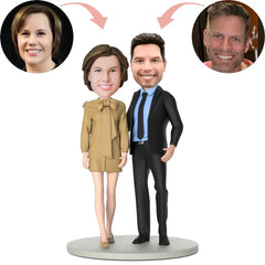 Custom Valentines Gift Business Couple Bobblehead