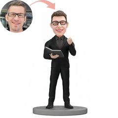 Custom Wedding Host/Emcee Bobblehead